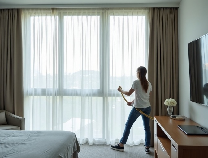 Caloundra West Sheer Curtain Cleaning